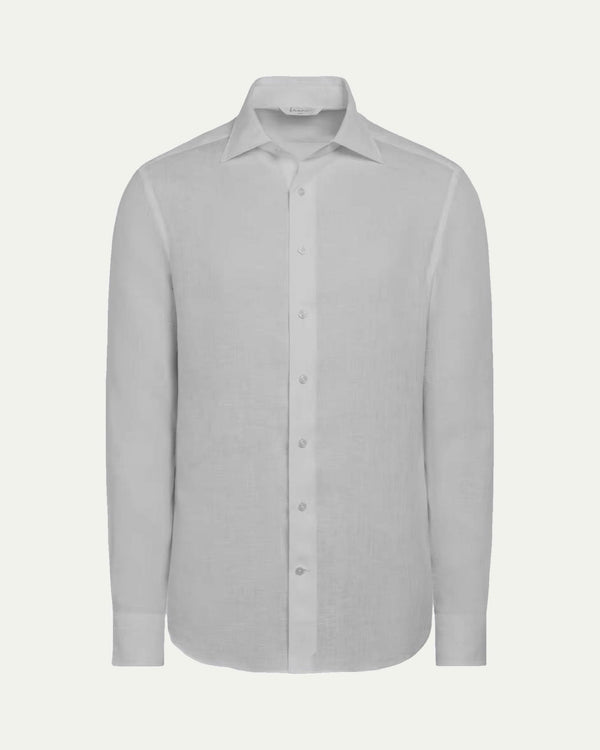 Bruni Linen Mist Grey Shirt