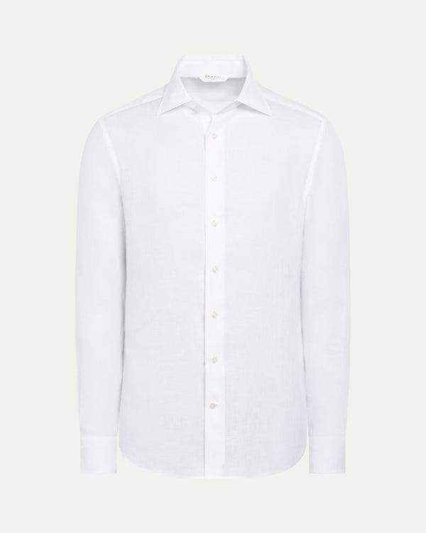 Bruni Linen Pure White Shirt